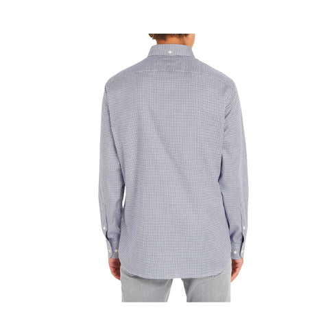 Camicia Uomo Oxford Gingham Bianco blu Tommy Hilfiger- Francavilla Moda